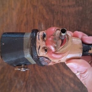 Vintage German Carved Bottle Stopper